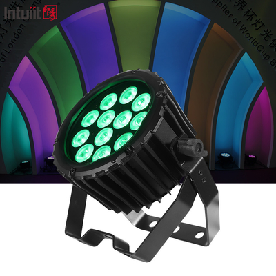 LED Par 12x3W RGBW Full Color 4IN1 RGBW 4IN1 Par Party Light Led Flat Par Lâmpada de Lava-louças