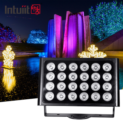 Iluminação de arquitetura exterior de paisagem LED de novo design ângulo de feixe estreito IP65 160W RGBW DMX512 projéteis LED