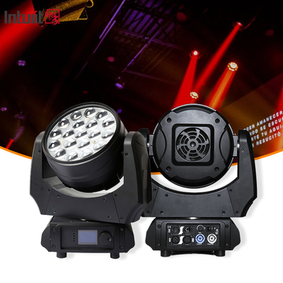 Luzes de cabeça móvel de LED Lavar Zoom 19X10W RGBW 4 em 1 LED Zoom Lavar cabeça móvel dj discoteca luz de palco