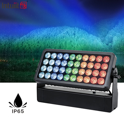 Edifício LED exterior 40X10W 4in1 Pixel Lava-parede IP65 resistente à água Luz de cor da cidade