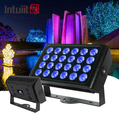 Venda Quente 24pcs 160w LED RGBW 4-em-1 City Color Light Lava Zoom para Outdoor Nightclub Stage Party Concert de Casamento
