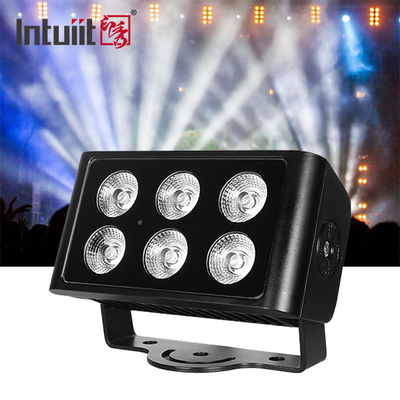 Lâmpada de inundação LED RGBW RGBW 4in1 City Color Light 6*5w LED exterior Lâmpadas de palco