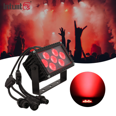 7x3W RGB LED exterior impermeável IP66 Projeção Arquitetônica Luz de Inundação Luz de fachada