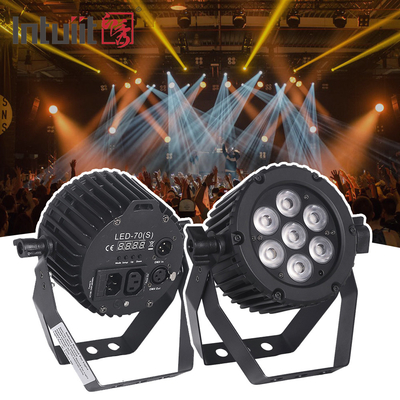 DMX controlado LED Par Light 22W RGBW DJ Par Iluminação de palco Luzes de festa