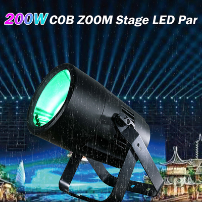 IP65 DMX Led Cob 200w Par Iluminação Iluminação de Natal RGBW