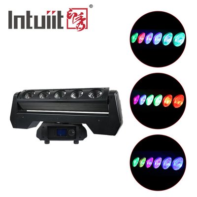 5x40W RGBW Moving Head Rotating Light Bar Iluminação de palco profissional 4in1 Club Stage Bar Performance Moving Head Light