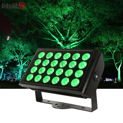 Lâmpada de Inundação LED RGBW 4 In 1 City Color Light 24*10w LED exterior
