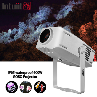Logotipo personalizado Iluminação de fachada exterior IP65 à prova d'água 200W Led RGBW Rotativo Gobo Projector Gobo Luz