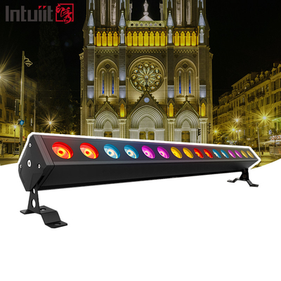 16x5w Lâmpada de lavagem de parede à prova d'água RGBW LED Bar Stage Light para festa de casamento no clube noturno