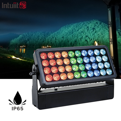 40x10W RGBW resistente à água lavagem de parede Construção luz LED luz de inundação IP65 Cidade Luzes de palco de cor para a igreja