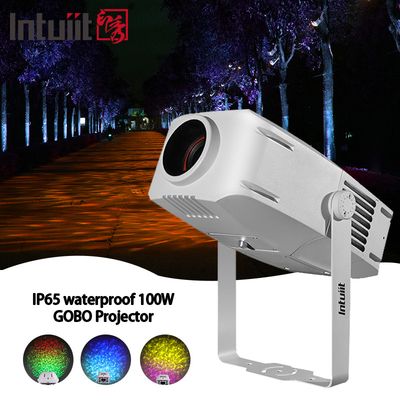 100W luz de projeto de gobo à prova d'água exterior multicolor efeito onda de água do mar