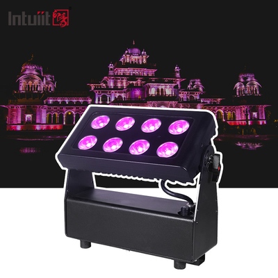 IP65 8x15w RGBW 4in1 LED Inundação Cidade Iluminação Color Washer Para Edifício ao Ar Livre
