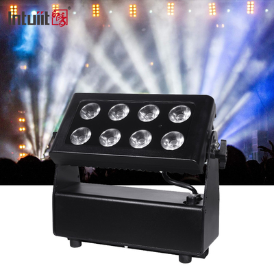 LED Bateria Par 8X15W LED par luz RGBW 4in1 8pcs 15W bateria par luz DMX512 Stage Light
