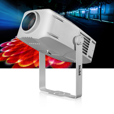 Projetor Gobo Exterior 400W Advertising Impermeável Logotipo personalizado Full color 50W LED Projetor de Logotipo Impermeável