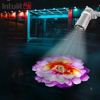 Projector de luz de logotipo LED de 60W para exibição de publicidade IP65 gobo projector para loja