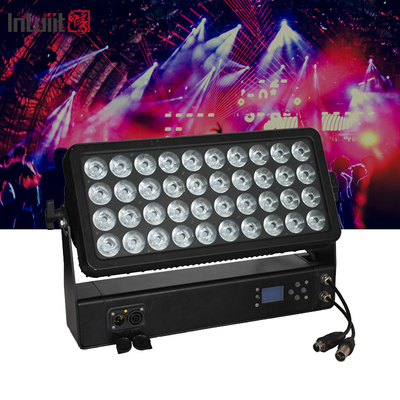 400W Área exterior impermeável Cidade Cor 40x10W RGBW 4in1 LED Wall Wash Light IP65