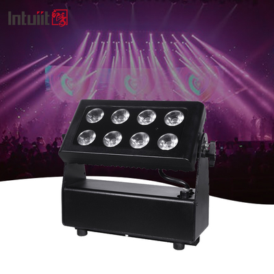 8X15W resistente à água IP65 Bateria DMX LED LED Lâmpadas de lavadora de parede