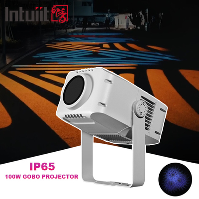 Gobo Projector Outdoor 100W Waterproof Publicidade Logotipo personalizado Full color LED Projetor de Logotipo à prova d'água