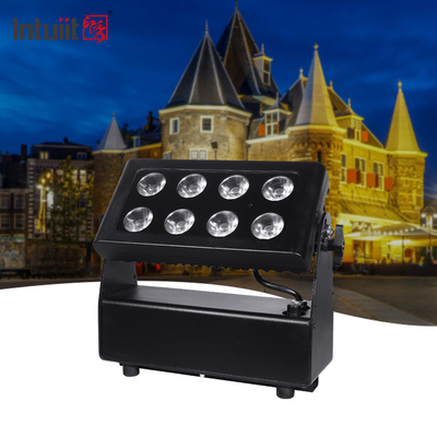 Iluminação à bateria à prova d'água City Color Wash Projector 8X15W RGBW LEDs DMX512 Control led stage lights