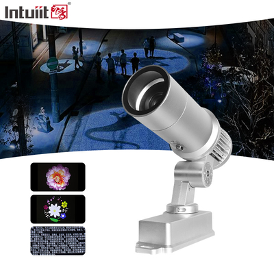 60W Logotipo personalizado Gobo Projector Luzes publicitárias LED Sinais Projeção de parede lâmpada exterior à prova d'água IP65 HD
