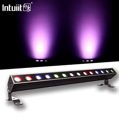 Dmx 14X10W RGBW 4in1 Luz de palco exterior interior LED Lâmpadas de palco de lavar parede