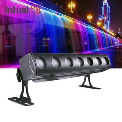 7x15W RGBW DMX LED Wash Bar Light Discoteca Eventos de palco Projeto Lavadora de luzes para festa de casamento
