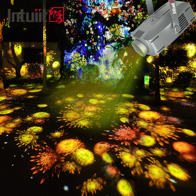 IP65 à prova d'água 200w Gobo Projector Logotipo personalizado Gobo Projector rotativo Luz Edifícios ao ar livre Luzes publicitárias