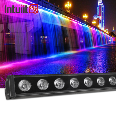 DMX RGBW Câmbio de cor 16x5w Lâmpada de barra de lavagem Ip65 Led Lavadora de parede exterior