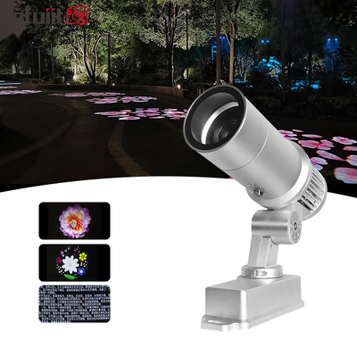 Lâmpada de projeto de Gobo de publicidade à prova d'água ao ar livre de rotação de padrão de 60W