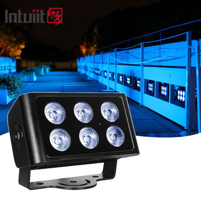 6x5W Impermeável Ip65 Quadrado Rgbw LED Lâmpada de Inundação Externa Lâmpada de Inundação Lâmpada de Inundação Lâmpada de Inundação