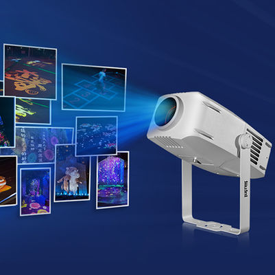 Projetor de logotipos LED Zoom personalizado para publicidade, 200W, à prova d'água IP65, para exterior e interior