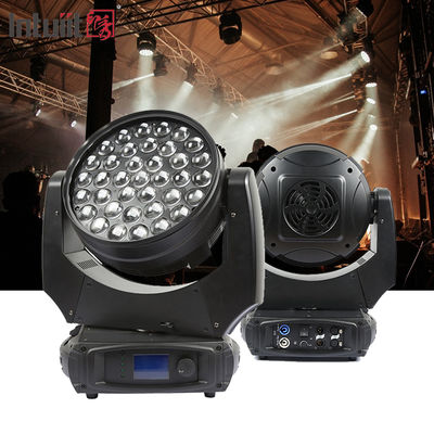 Luz de Festa DJ 37*10W RGBW Quad 4 em 1 LED Moving Head Wash Zoom