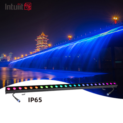 Luminária de parede LED RGBW à prova d'água IP65 24*2W Corpo de alumínio para exteriores para jardim e paisagem de edifícios altos