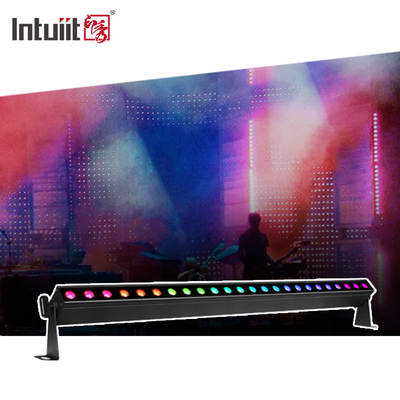 Barra de luz de palco LED DMX ativada por som e bateria de 24*2W para DJ de discoteca