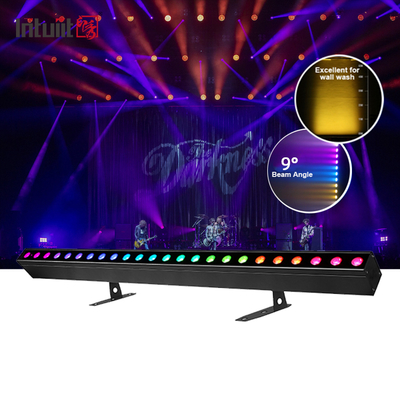 Luminária de parede LED RGBW 24x2W para uso interno, para casamentos, festas de DJ, luzes de realce de alta luminosidade