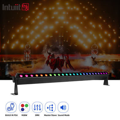 24x2W DMX LED BAR RGBW 4IN1 LED Stage Dmx512 Lava-parede Usar em interiores DJ Disco Lights