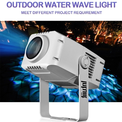 Projetor LED RGBW colorido para exteriores de 60W com padrão de água, à prova d'água IP65, para projeção de paisagens