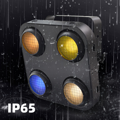Luzes de boate externas à prova d'água Dmx 4*90w Four 4 Eye IP65, luzes de evento Blinders Cob