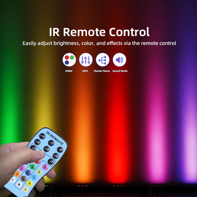 Luz de Lavagem IP20 DMX512 Solução Musical Inteligente Avançada 24*2W RGBW LED Luzes Barra Linear Wall Washer