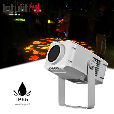 Projector Gobo para exterior 100w Projector publicitário rotativo LED à prova d'água IP65 Logotipo Gobo Projector Light