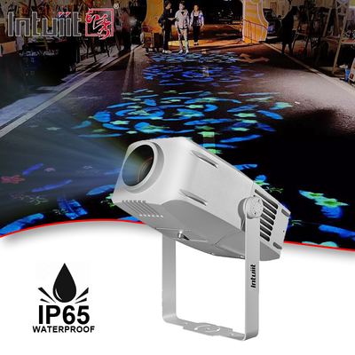 400W RGBW LED Logotipo personalizado Gobo Projector Light IP65 resistente à água Rotação LED Logotipo Projector Light para exterior