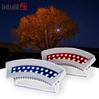 Profissional RGBW LED Edifício Árvore Luz de Inundação IP65 DMX512 LED resistente à água Luz de Inundação LED para Iluminação de fachada exterior 36W