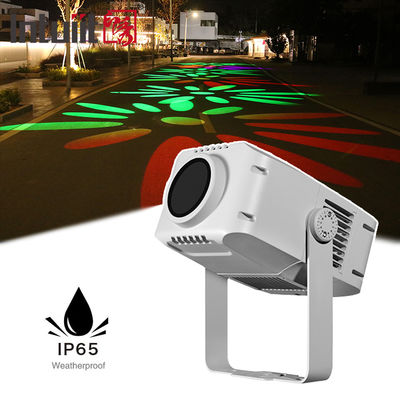 Projetor LED de publicidade com logotipo giratório para decoração externa de 100W