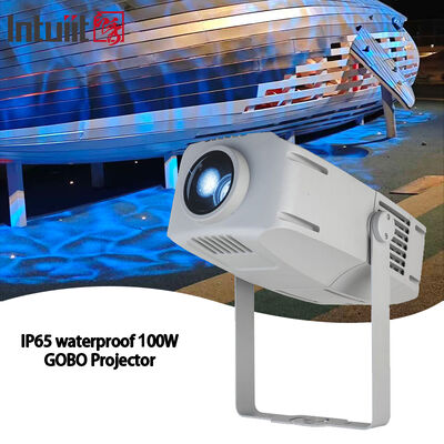 Projetor Gobo de 100W com Efeito de Água IP65 Impermeável Exterior LED Luzes de Efeito de Onda de Água Luz de Projetor Gobo com Logotipo LED