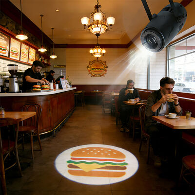 Gobo Projector logo Design LED 40W Luz de publicidade