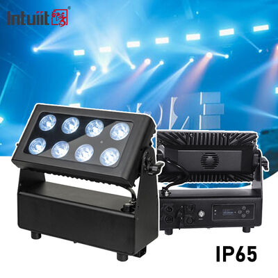 Holofote LED 8x15 W RGBW 4-em-1 com bateria IP65 Holofote com bateria IP65