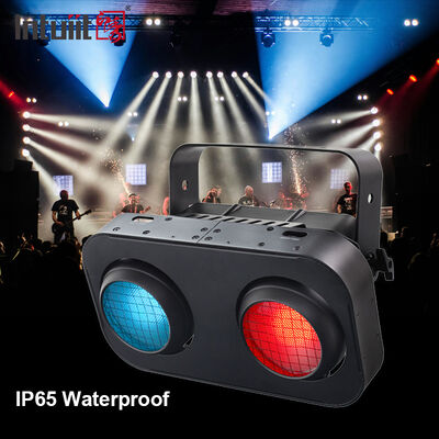 2 Eyes Blinder LED 2*90W Amber Warm White Waterproof Light Luz de palco Luz de público para bar de festa