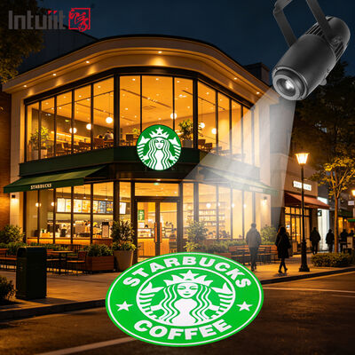 Luz de projeto de logotipo personalizado Projeto de Gobo à prova d'água para exterior 60W Luzes de publicidade LED para marca de negócios