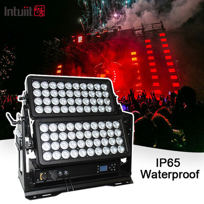 Luz de Lavagem de Parede LED Dupla Externa à Prova d'Água IP65 800W RGBW DMX Cidade Hotel Jardim