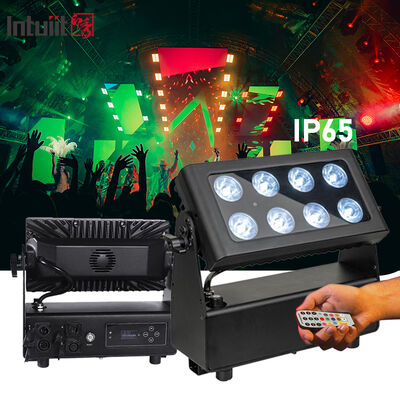 Holofote LED alimentado por bateria 8x15W para exterior sem fio RGBW 4 em 1 recarregável Uplight Par Luces LED para Fiestas DJ